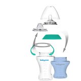 BabyOno Neprolijevajuća čaša Natural, plavo-tirkizna | shoptok.hr