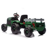 Traktor Akumulatorski traktor s prikolico CH9959B - temno zelen | Shoptok.si
