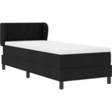  Krevet s opružnom podlogom i madracem Crna 80x200 cm Tkanina | shoptok.hr