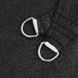vidaXL Senčno jadro 160 g/m² črno 5x5x6 m HDPE, (20702951) | Shoptok.si