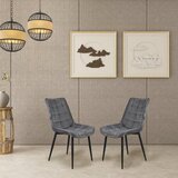  Stolica LARA velvet siva | shoptok.hr