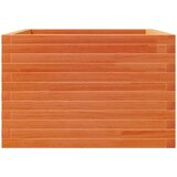  Vrtno cvetlično korito voščeno 70x70x45,5 cm trdna borovina | Shoptok.si
