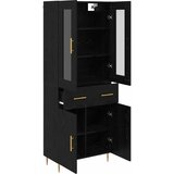  Highboard 2 kom. Crni hrast 69,5 x 34 x 180 cm | shoptok.hr