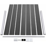  Set panela za ogradu WPC 699 x 146 cm crni | shoptok.hr