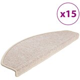  Prostirke za stepenice 15 kom 65x24x4 cm taupe poluokrugle velike | shoptok.hr