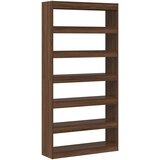 vidaXL Knjigarna Rjava bukva Inženirski les 100 x 30 x 198 cm | Shoptok.si