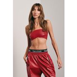 Trendyol X Sagaza Studio Red Faux Leather Bustier | Shoptok.si
