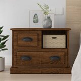 The Living Store Nočna omarica Rjav hrast 60x39x45 cm - Nočna Omarica, (21432101) Cene