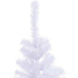 vidaXL Umjetno božićno drvce s stalakom Bijelo 150 cm PVC i čelik | shoptok.hr