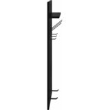  Vješalica za kapute na zidu Zidne Crni hrast 40 x 10 x 90 cm | Eponuda.com