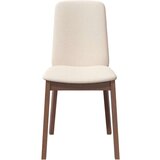 vidaXL Jedilni stoli z blazinami 2 kosa Brown Solid Wood Rubber | Shoptok.si