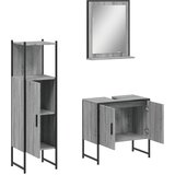  3-dijelni set kupaonskih ormarića boja hrasta sonome drveni | shoptok.hr
