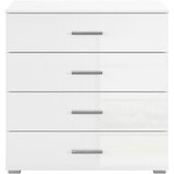 home24 KOMODA, bela, bela, visoki sijaj | Shoptok.si