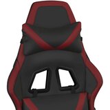  Masažna igraća stolica crna i crvena boja vina od umjetne kože | shoptok.hr