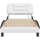  Okvir kreveta s LED-om bez madraca Hvar bijelo-crni 90x190 cm | shoptok.hr