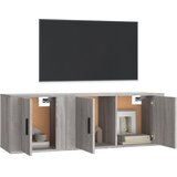  2-dijelni set TV ormarića boja hrasta sonome konstruirano drvo Siva | shoptok.hr