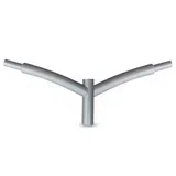 ZA SVETILJKE STUBNI 2X50 SIVI RAL 7016
