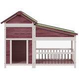  za pse boja kave 143 x 60,5 x 109 cm od masivne borovine | Eponuda.ba