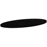 Stolna ploča tamnosmeđa 80x40x2 cm ovalna masivna hrastovina | shoptok.hr