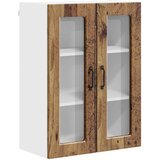  Zidni stakleni ormarić PORTO Staro drvo 60 x 31 x 80 cm | Eponuda.com