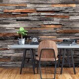  Samoljepljiva foto tapeta - Cedar Smell (Grey and Brown) 98x70 Cijene