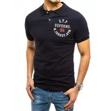 DStreet Koszulka polo z haftem granatowa | Shoptok.si