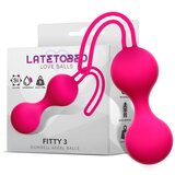 LATETOBED Vaginalne Kroglice Fitty 3 Rose Red | Shoptok.si
