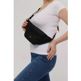 Dewberry 72422 Unisex 2 Compartment Shoulder and Waist Bag-BLACK | ePonuda.com