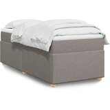  Krevet s oprugama i madracem smeđesivi 80x200 cm od tkanine | shoptok.hr