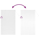 vidaXL Okenska roleta z zavesami Drugo Bela 135 x 220 cm Aluminij | Shoptok.si
