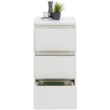 CARRYHOME nočna omarica, bela | Shoptok.si
