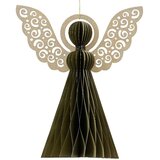 Dekordom Ukras za jelku Hanging parer angle 20cm 709261 - Green - KMG Dekordom Ukras za jelku Hanging parer angle 20cm 709261 - Green - KMG Slike