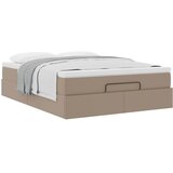  Otomanski krevet s madracem cappuccina 140x190cm umjetna koža | shoptok.hr