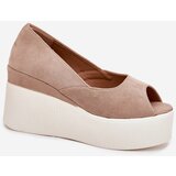 Boto Womens wedge and platform sandals beige Felyra | ePonuda.com