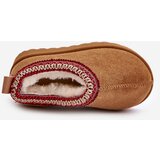 Boto Snow boots children's ankle boots on a platform insulated with fur Camel Vilabria | Eponuda.ba