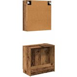 Set ormarića za kupaonicu Staro drvo Konstruirano drvo | shoptok.hr