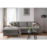 Miuform Siva raztegljiva kotna sedežna garnitura iz rebrastega žameta (levi kot) Lofty Lilly – | Shoptok.si