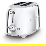 Smeg TSF01SSEU 2-Schlitz-Toaster Kompakt 50's Retro Style, Chrom | Shoptok.si