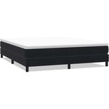 Krevet s boxspring oprugama bez madraca crni 180x220 cm baršun - Crna 180 x 220 cm 25 cm | shoptok.hr