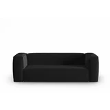 Cosmopolitan Design Crna baršunasti sofa 200 cm Mackay –