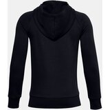 Under Armour Sweatshirt UA RIVAL COTTON FZ HOODIE-BLK - Boys | Shoptok.si