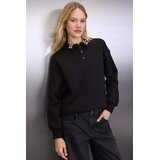 TRENDYOLMILLA ženski duks Twoaw26Sw00121, Crna-Black | Eponuda.com