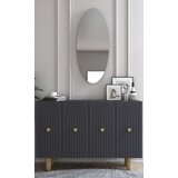 Hanah home konzolni sto Woise Bohem KM120, 120x75x29.6 cm, Antracit Cene