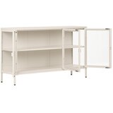 House Nordic Krem željezna vitrina 140x85x40 cm Brisbane – | shoptok.hr