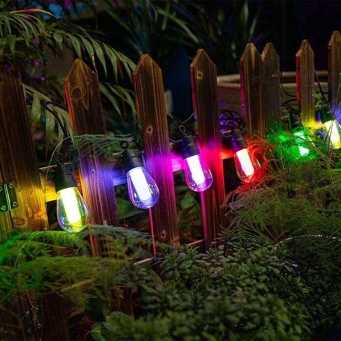  LED solarna svetlobna veriga (Za zunanjo uporabo, 8 m, RGB) Cene