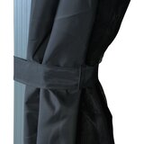  Sjenica sa zastorima i LED svjetlima 300 x 300 cm antracit | Eponuda.com