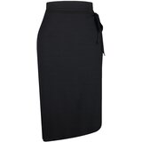 Trendyol Curve Plus Size Skirt - Black - Midi Cene
