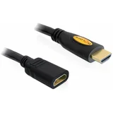 Delock hdmi-hdmi podaljšek z mrežno povezavo 5m črn 83082