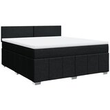  Krevet s oprugama i madracem crni 180x200 cm od tkanine | shoptok.hr