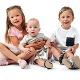 Rolly | romeo, julija & co.® bébé otroški usnjeni copatki dinosaur tristan | Shoptok.si